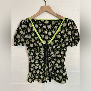 Dolce & Gabbana peplum silk‎ top